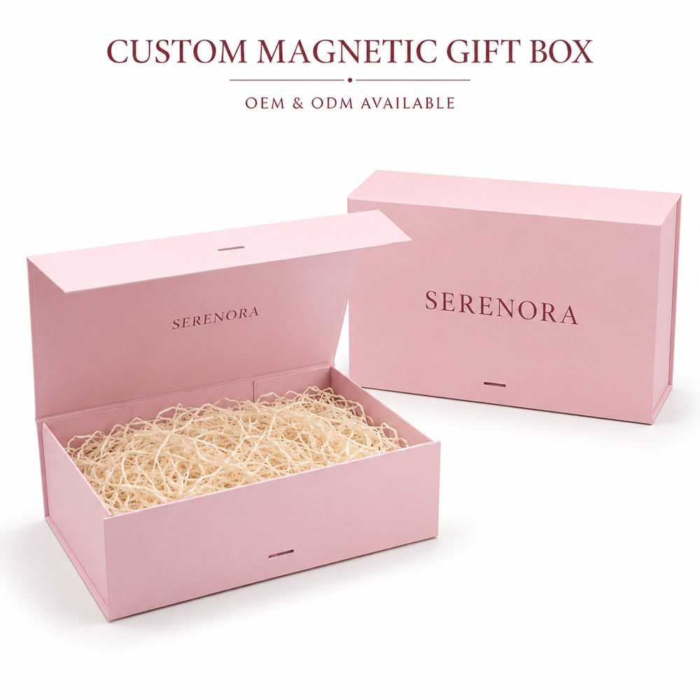 Custom paper boxes rigid magnetic folding gift box packaging luxury closure logo for cosmetic product boxes
