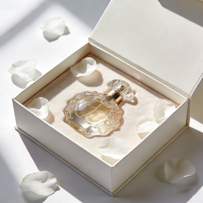 Perfume box packaging custom design for 30ml 50ml 100ml glass bottles with your brand logo and artwork