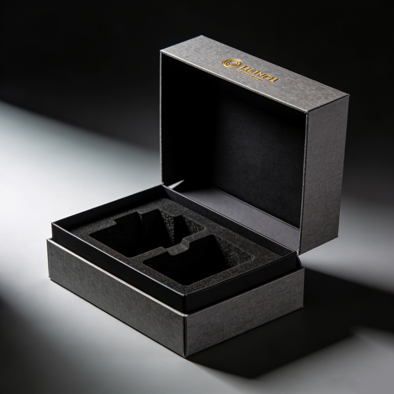 Gift box with handle for easy carrying perfect for wine bottles gift sets and larger presents