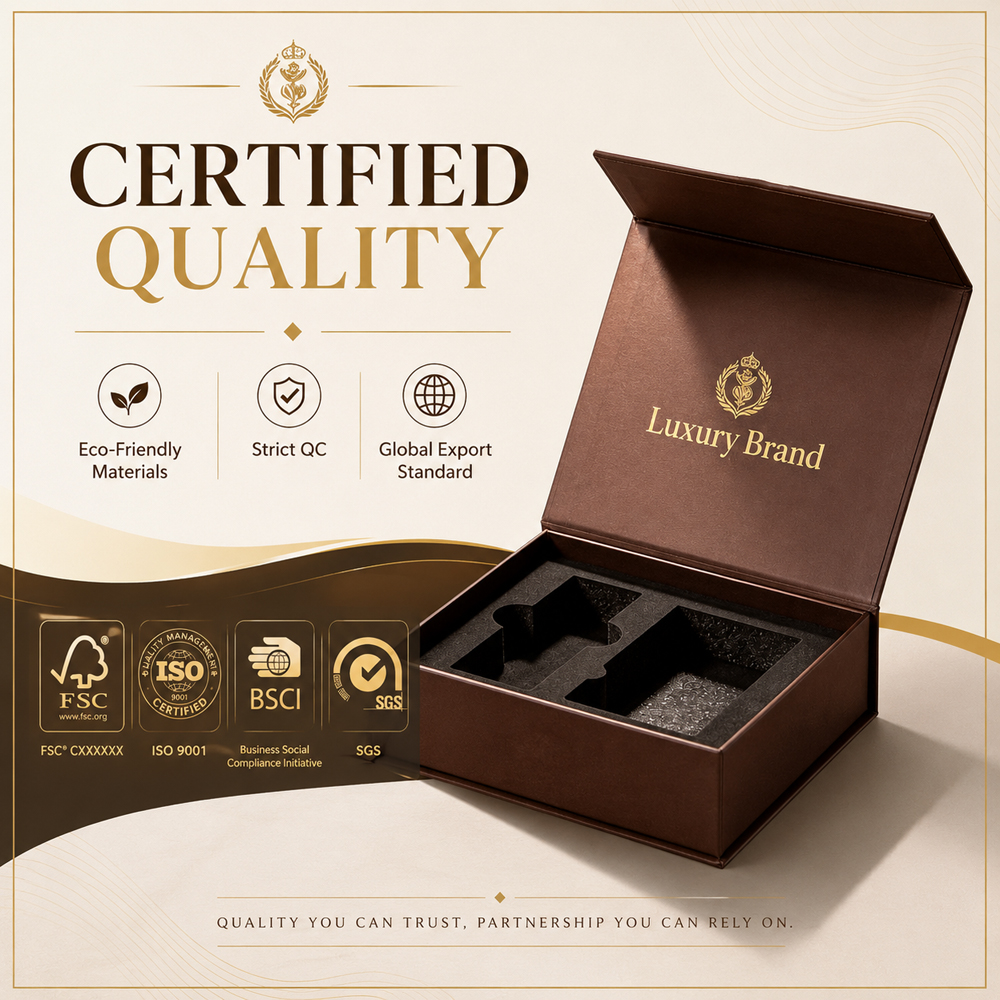 Emballage boîte magnétique de luxe, taille personnalisée pour cosmétiques, parfums et petits articles de luxe, avec votre logo et marquage personnalisé