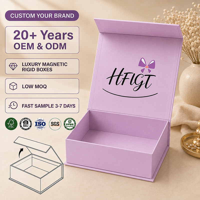 Luxury paper boxes rigid magnetic gift box packaging custom logo folding closure for premium jewelry watch packaging
