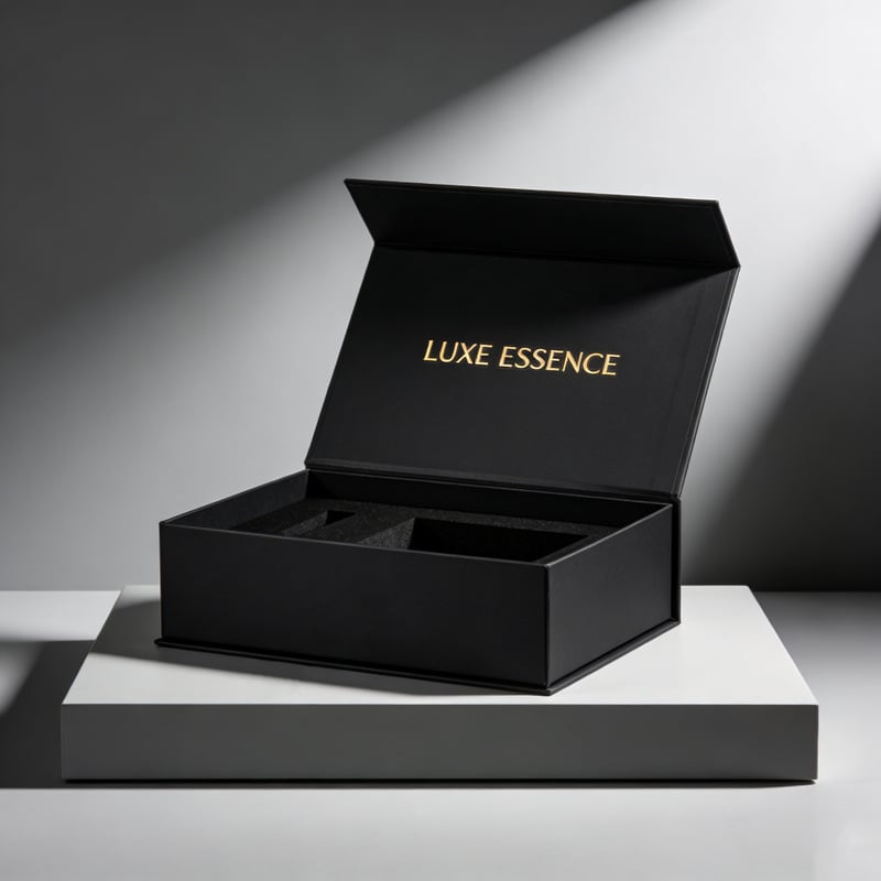 Magnetic box with eva foam insert customizable for electronics tech gadgets and delicate items