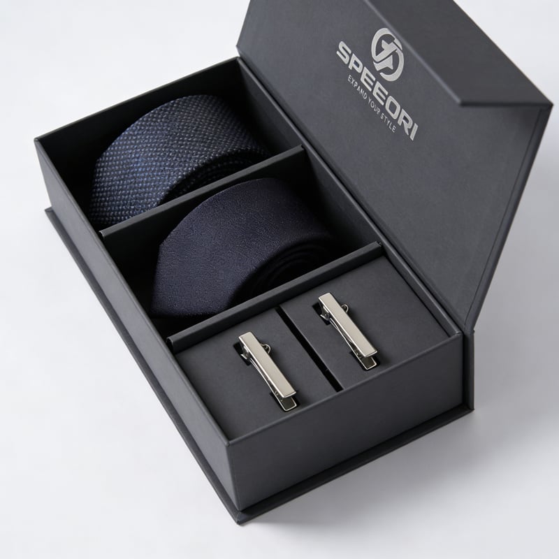 Elegant magnetic closure clothing packaging box with velvet finish and ribbon bow for luxury gift presentation