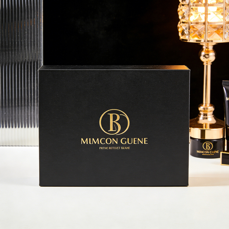 Custom Logo Printing Cardboard Cosmetic Paper Box for Perfume Bottles and Cosmetic Products Gift Set