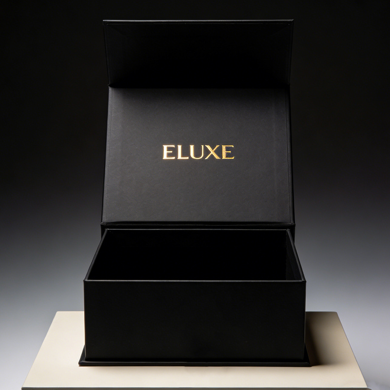 Custom size gift box with magnetic lid rigid structure for perfumes and luxury goods