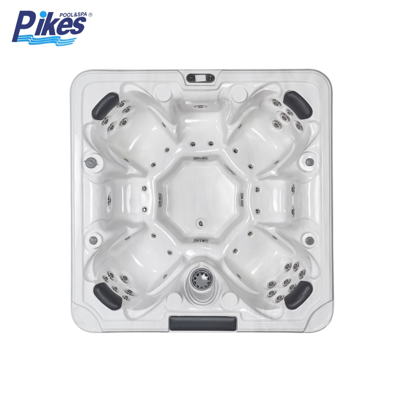 Factory Acrylic 5 Persons Balboa Outdoor Spa Hot Tubs Jaccuzi  Product Details