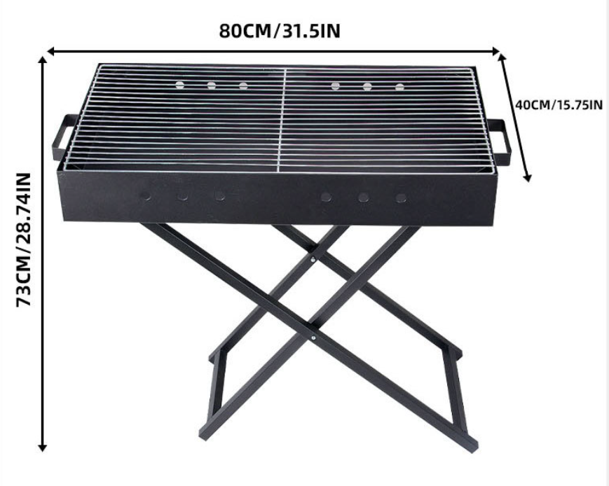 Durable Outdoor Camping Folding BBQ Grill manufacture