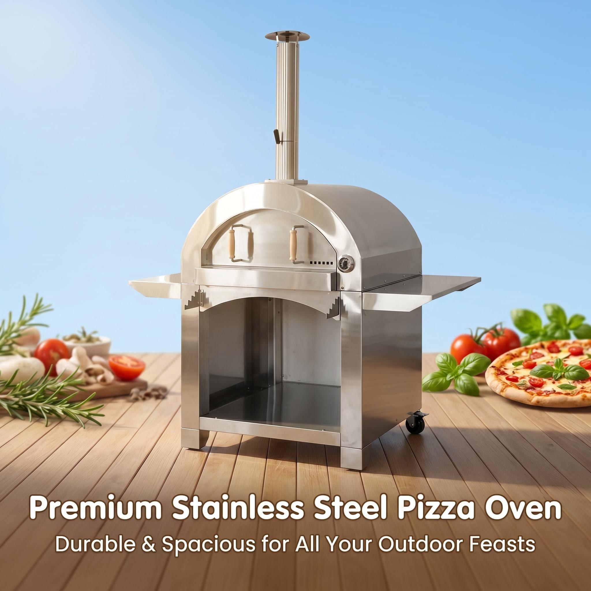 Stainless Steel Pizza Oven for Outdoor Cooking details