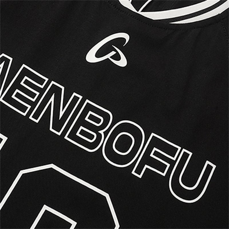 Customizable American Retro Oversized Jersey Tee for Men - Black Red Sportswear