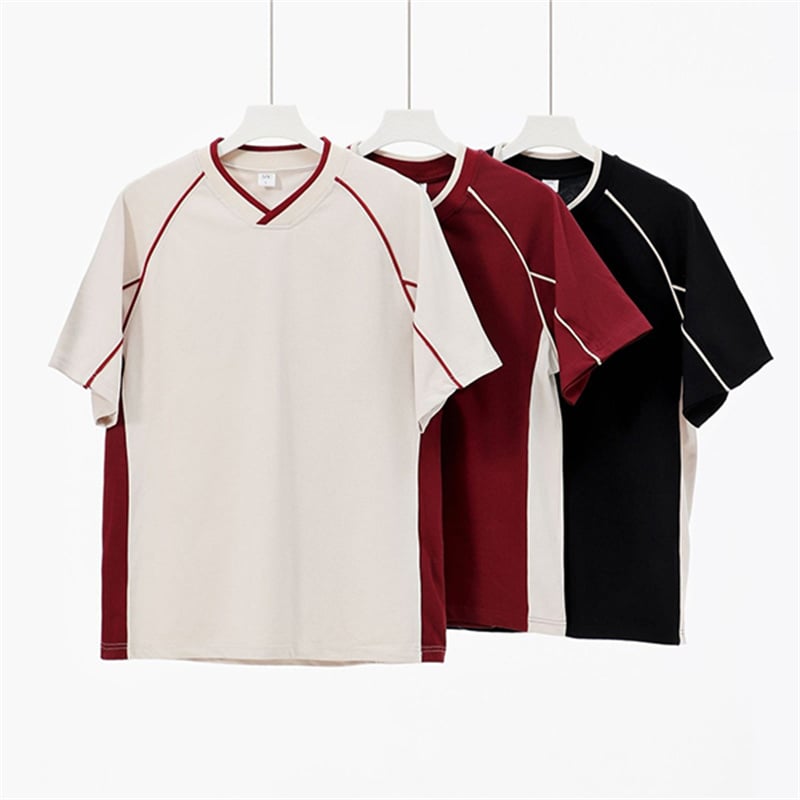 Oversized Streetwear Soccer Jersey Tee for Men - 3 Colors Available