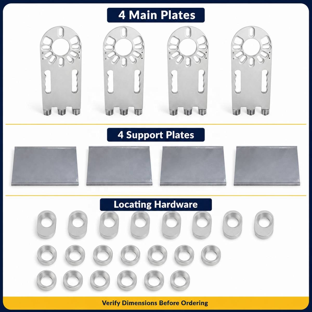 Automotive Wheel Hub Stress Relief Tool Set for Suspension Bushing Realignment Chassis Stress Relief Tool Kit 4/5/6 Hole