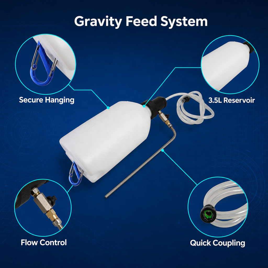 3.5L DSG Transmission Oil Filling Bottle Tool Gravity-Feed Gearbox Fluid Changer for VW Audi