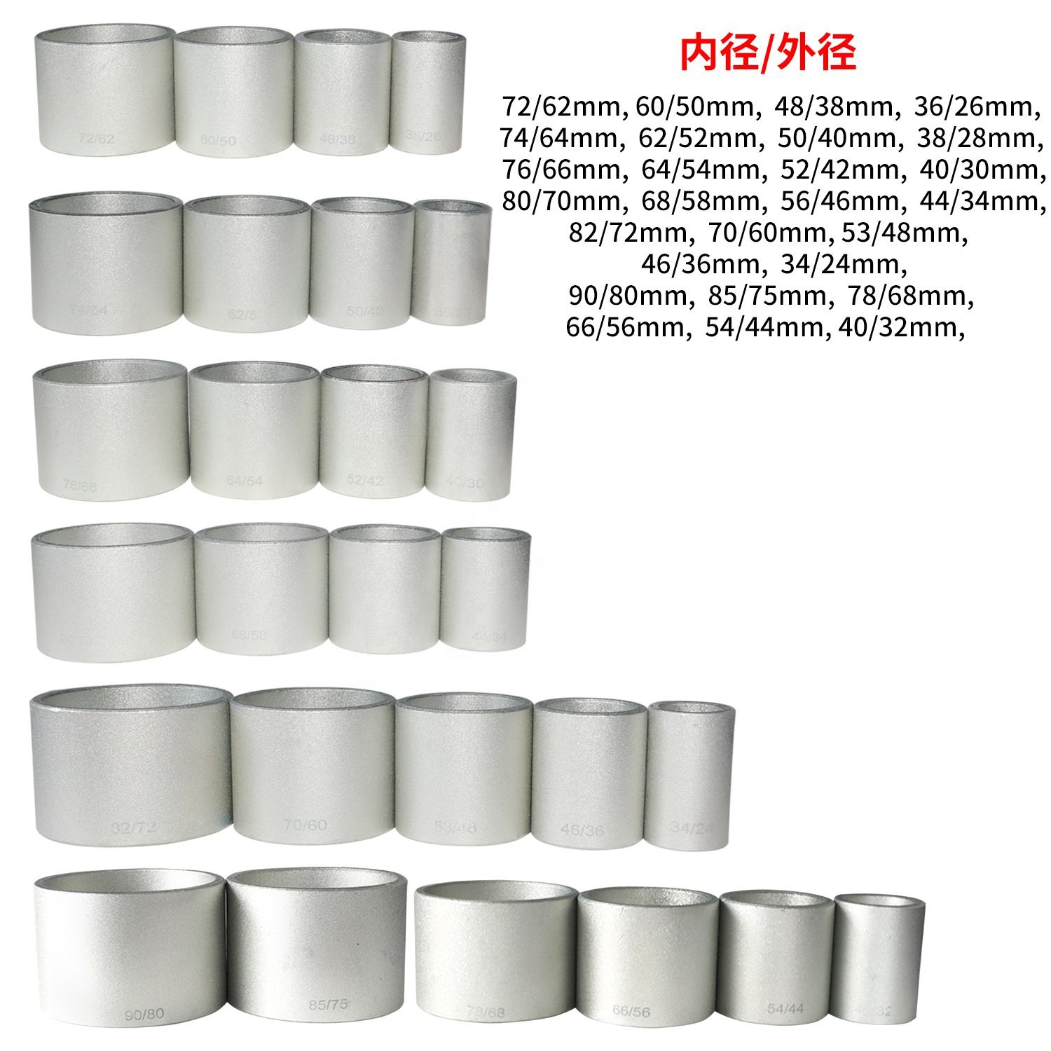 39 PCS Universal Press and Pull Sleeve Kit Bush Bearing Removal Insertion Tool Set Bushing Remove and Install Tools