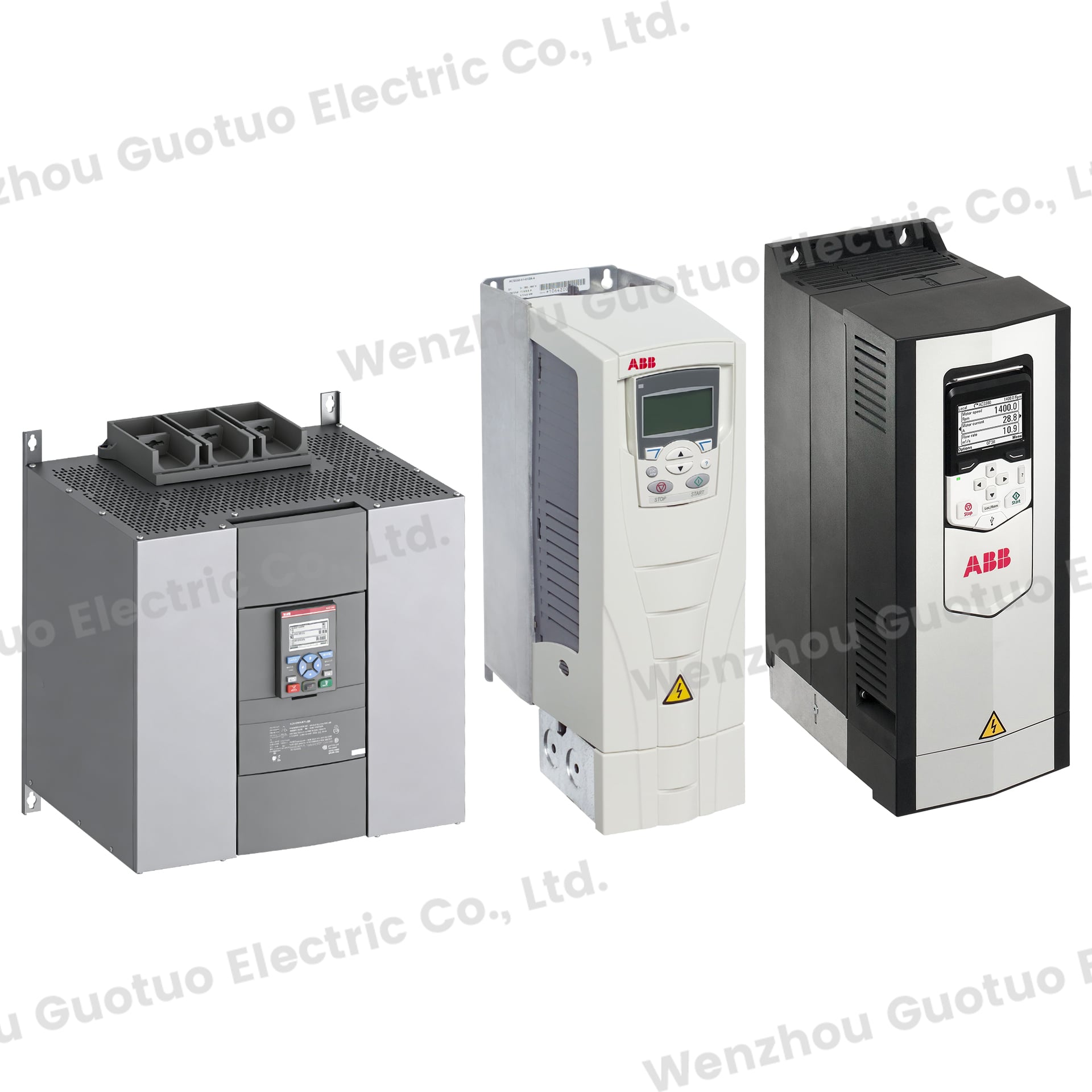 ABB VFD + Soft Starter Drive Starter Combination: Precise speed control and smooth start in one, suitable for full-process motor control of water pumps, fans, and conveyor lines.