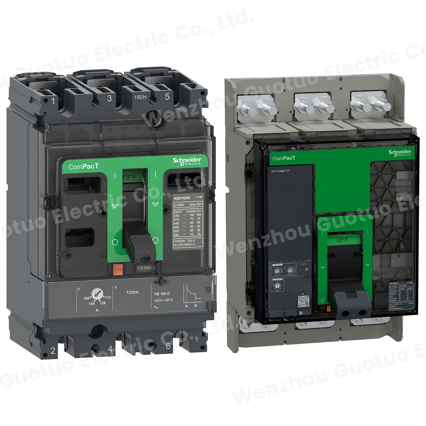 Schneider ComPacT NSX Digital Wireless Monitoring + NS Classic Reliable Protection, Fully Covering 16-630A Power Distribution Scenarios