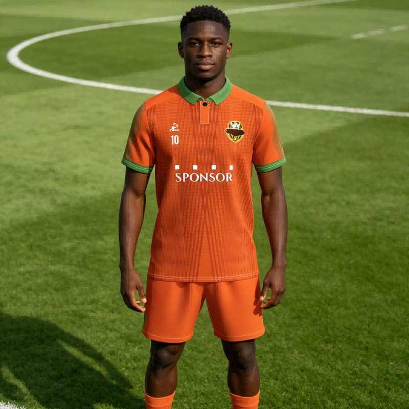 Custom Sublimated Football Kit - Short Sleeve Polyester Set