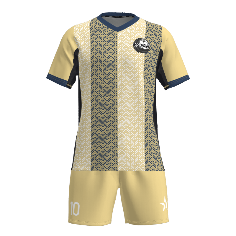 Individuelles Sublimations-Kurzarm-Fußballtrikot aus 100 % Polyester