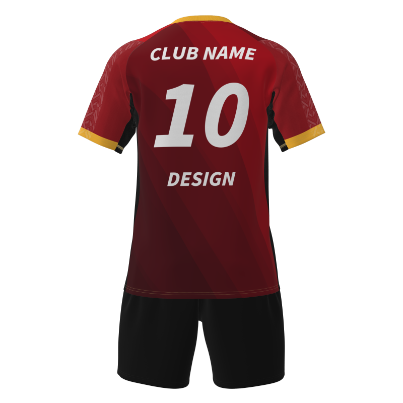 Breathable 100% Polyester Soccer Kits - Moisture Wicking Sublimated Football Uniforms
