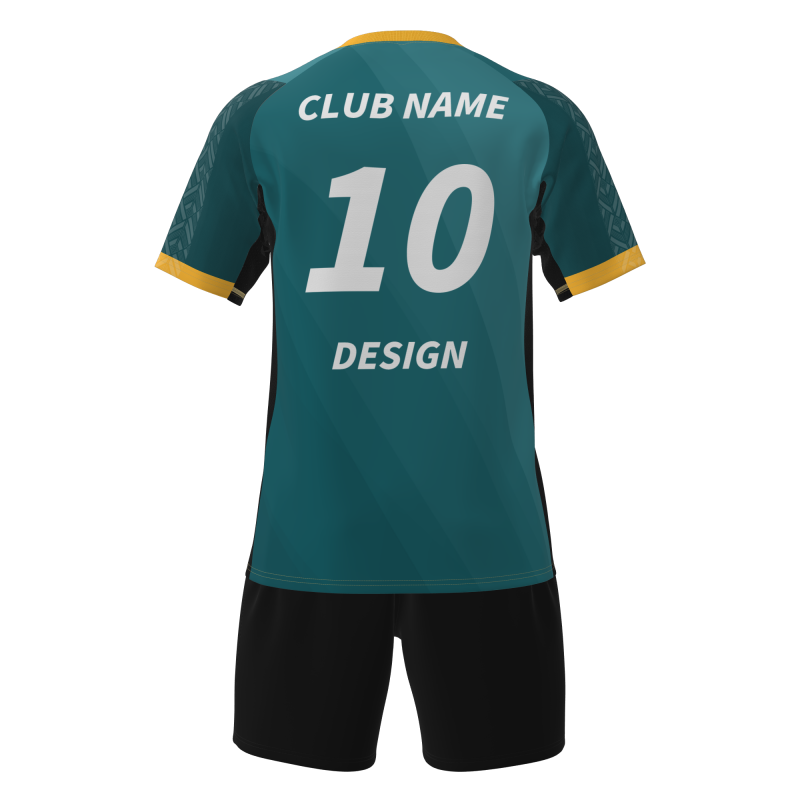 Breathable 100% Polyester Soccer Kits - Moisture Wicking Sublimated Football Uniforms