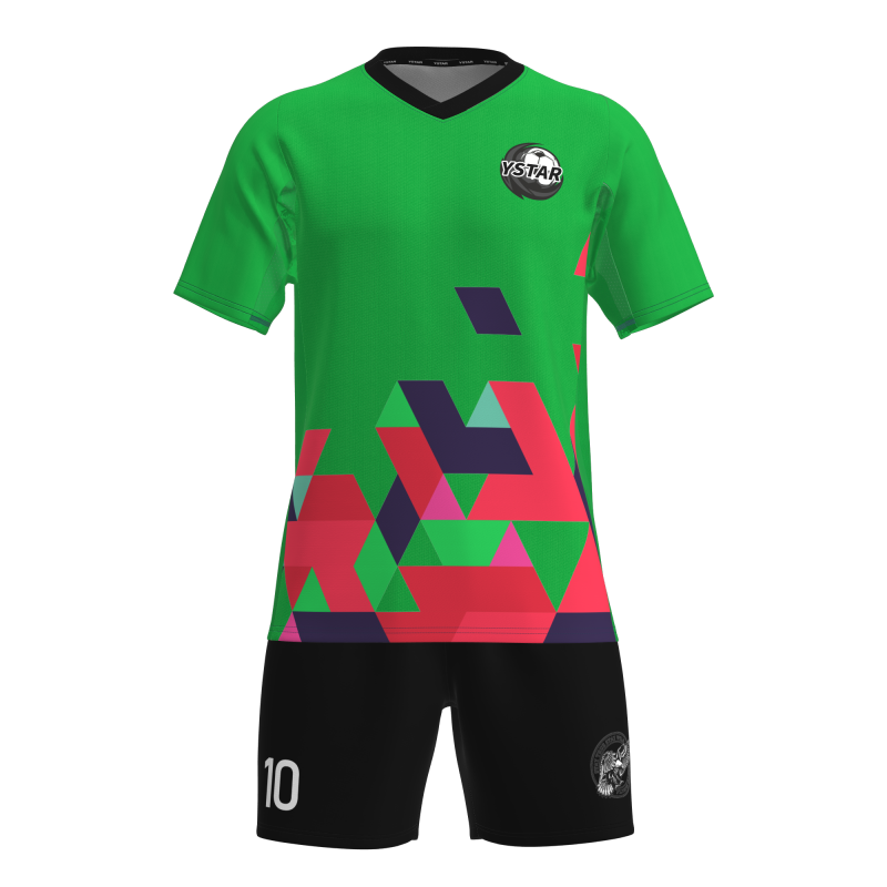Complete Custom Football Kit Set - Sublimated Short Sleeve Soccer Uniforms