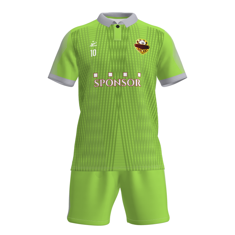 Custom Sublimated Football Kit - Short Sleeve Polyester Set