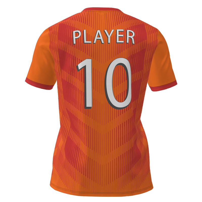 Durable Custom Sublimated Football Shirts  100% Polyester Fabric