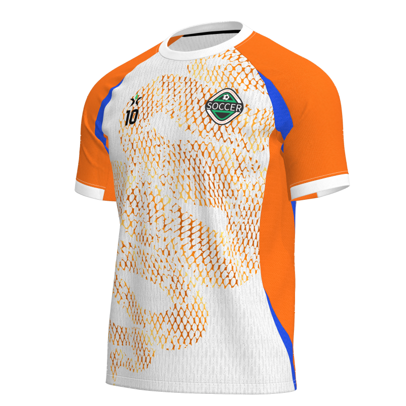 Breathable Bird-Eye Mesh Custom Football Jerseys - Sublimated