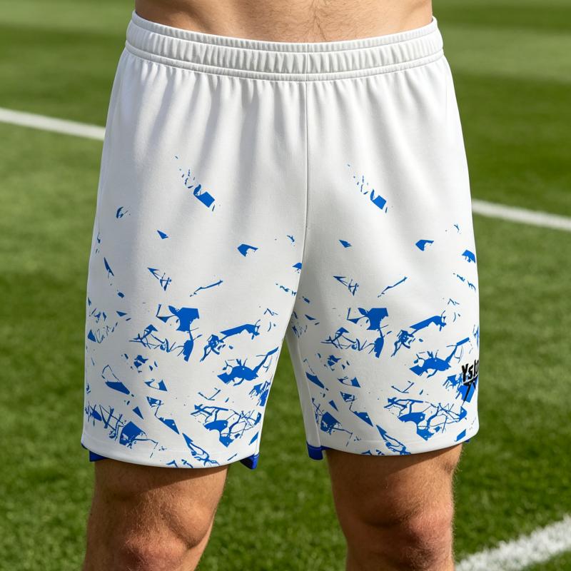 All-Over Print Soccer Shorts - Custom Sublimated Football Poly