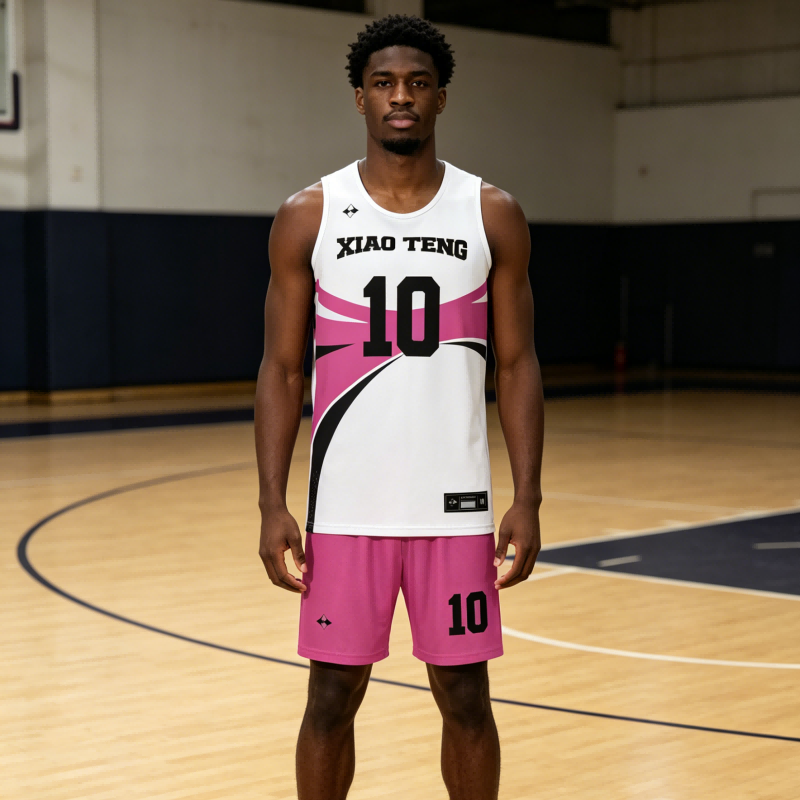 Scratch-Resistant Custom Basketball Jersey & Shorts Sets for Training