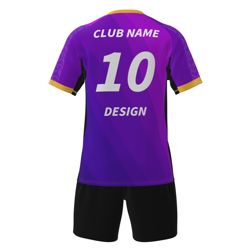 Breathable 100% Polyester Soccer Kits - Moisture Wicking Sublimated Football Uniforms