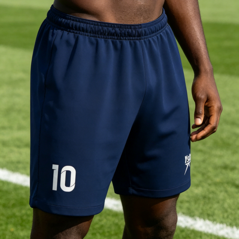 Leichte, sublimierte Fußballshorts – individuelles Fußball-Outfit