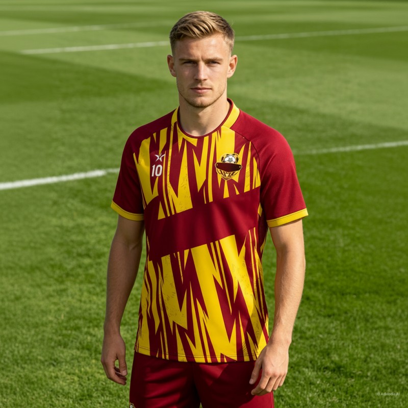 Custom Sublimated Football Jerseys - Retro Style Team Uniforms