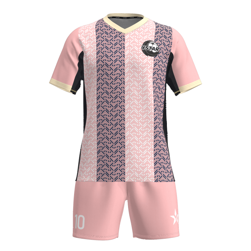 Kit de Futebol de Sublimação Personalizado de Manga Curta em Poliéster 100%