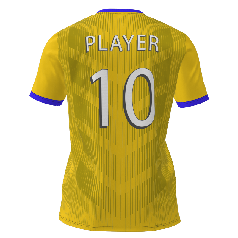 Durable Custom Sublimated Football Shirts  100% Polyester Fabric