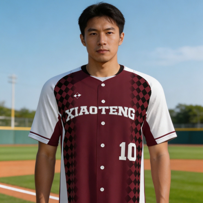 Pro-Style Two-Button Custom Baseball Wear | Moisture-Wicking Fabric
