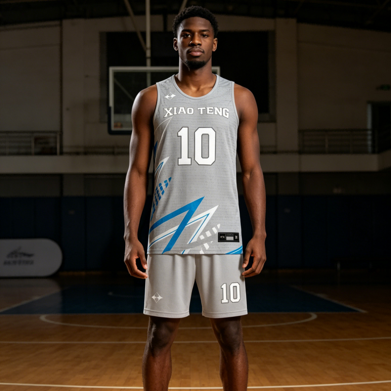 Custom Basketball Uniforms No Minimum Order  100% Polyester Gear