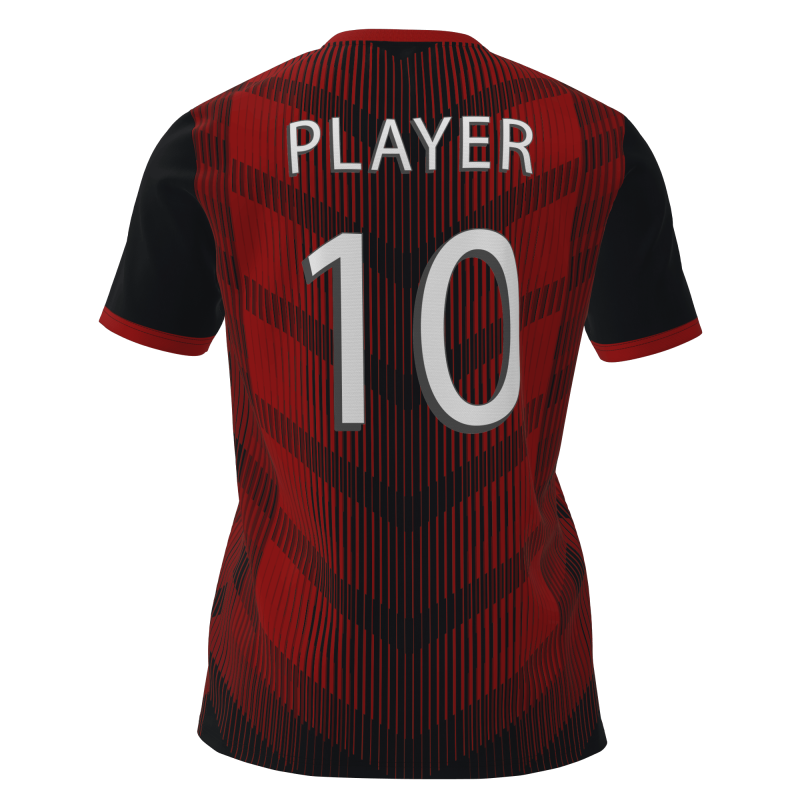 Durable Custom Sublimated Football Shirts  100% Polyester Fabric