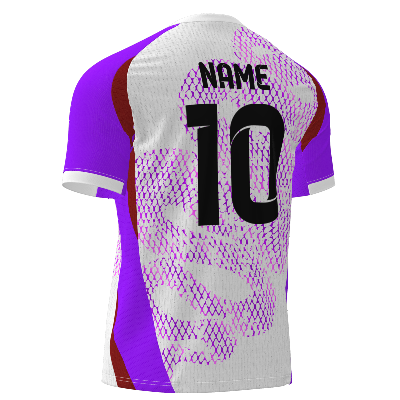 Breathable Bird-Eye Mesh Custom Football Jerseys - Sublimated