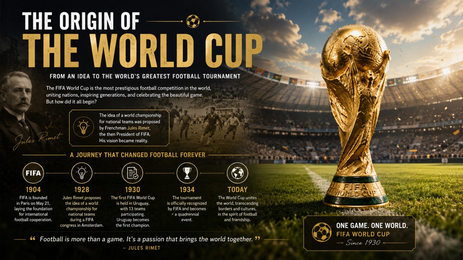 Die FIFA-Fußball-Weltmeisterschaft: Ursprünge, Ablauf und der Ruhm, der eine Karriere prägt