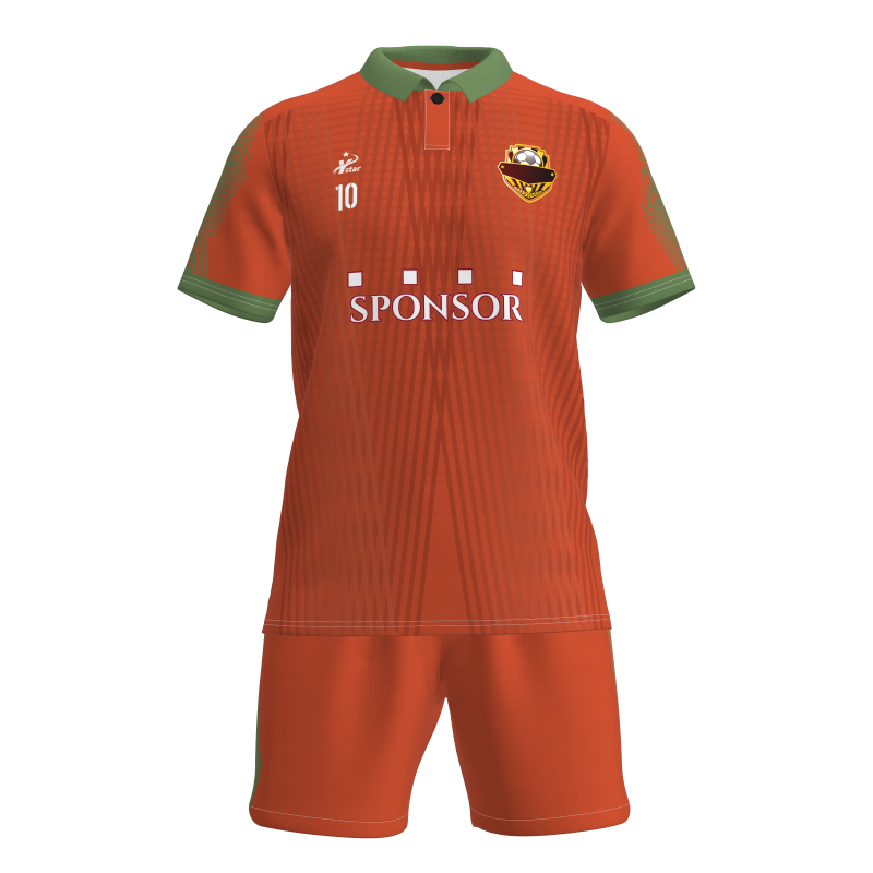 Custom Sublimated Football Kit - Short Sleeve Polyester Set