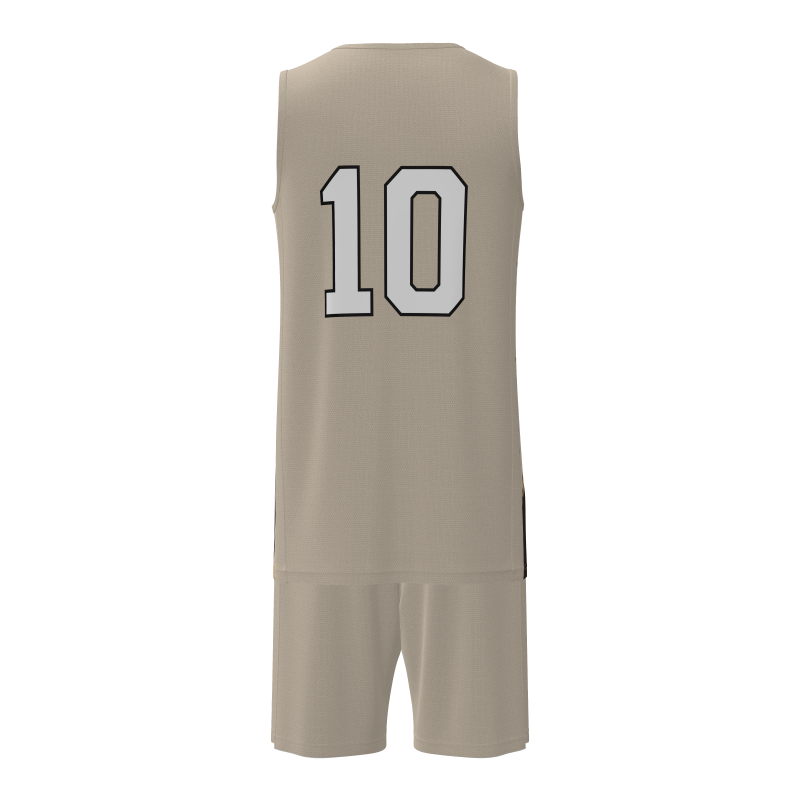 Sleek Modern-Cut Custom Basketball Kits  100% Performance Polyester