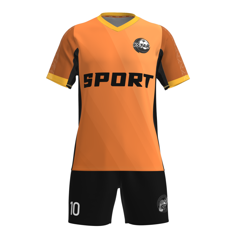 Breathable 100% Polyester Soccer Kits - Moisture Wicking Sublimated Football Uniforms