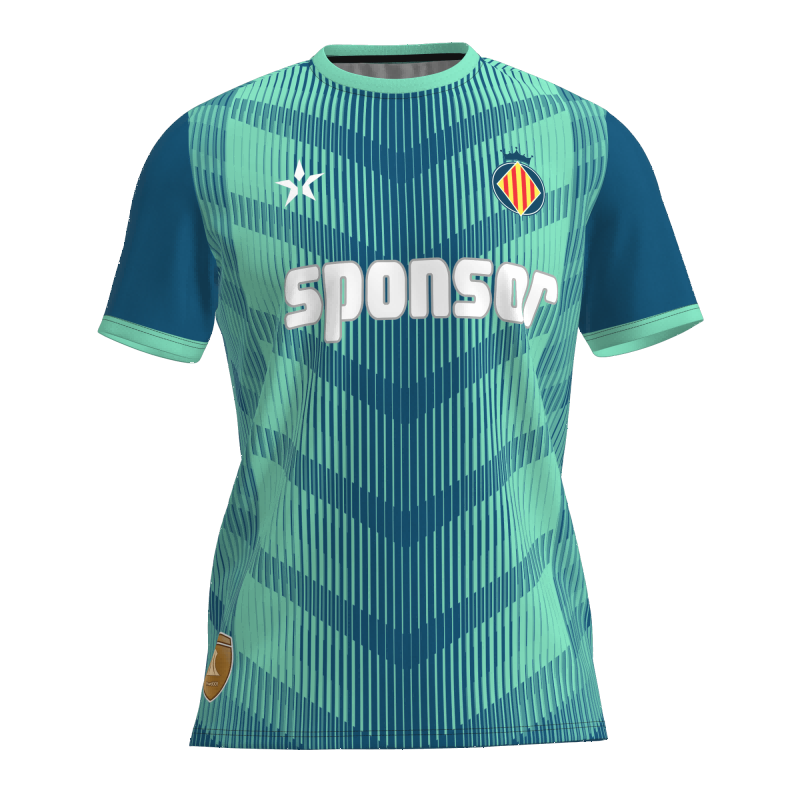 Durable Custom Sublimated Football Shirts  100% Polyester Fabric