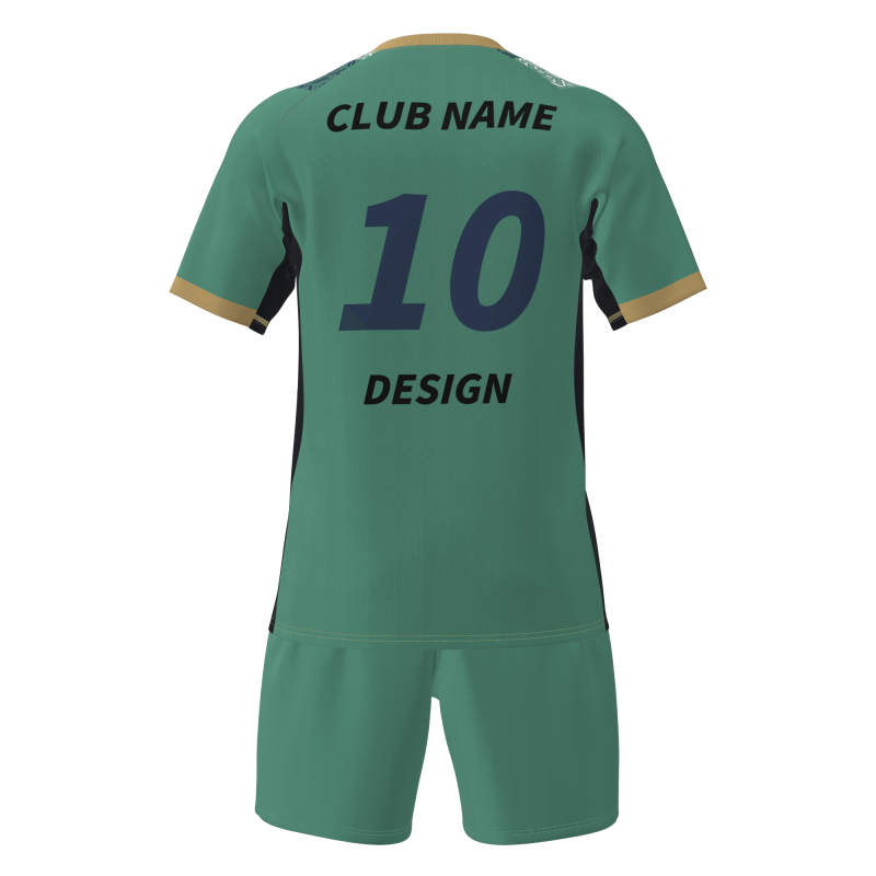Kit de Futebol de Sublimação Personalizado de Manga Curta em Poliéster 100%