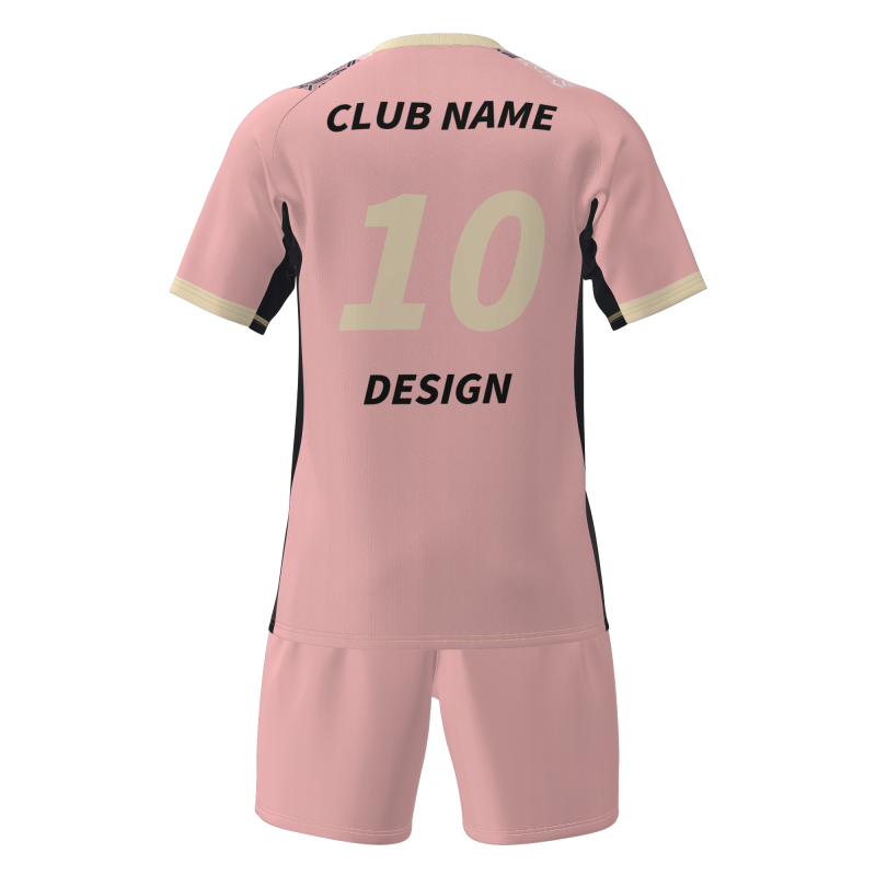 Kit de Futebol de Sublimação Personalizado de Manga Curta em Poliéster 100%