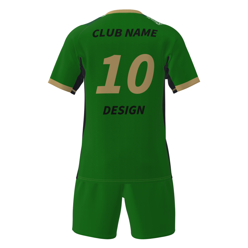 Kit de Futebol de Sublimação Personalizado de Manga Curta em Poliéster 100%