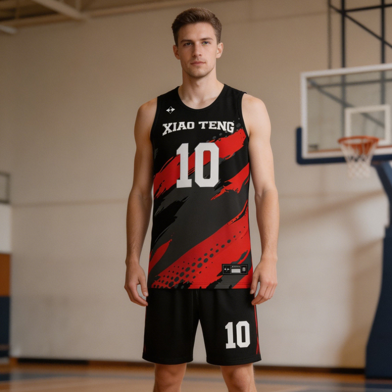 Dry-Fit Custom Basketball Uniform Sets  Moisture-Wicking 100% Polyester