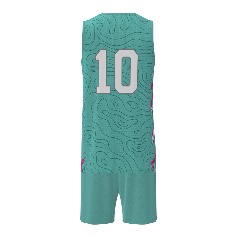 Custom Basketball Uniforms No Minimum Order  100% Polyester Gear