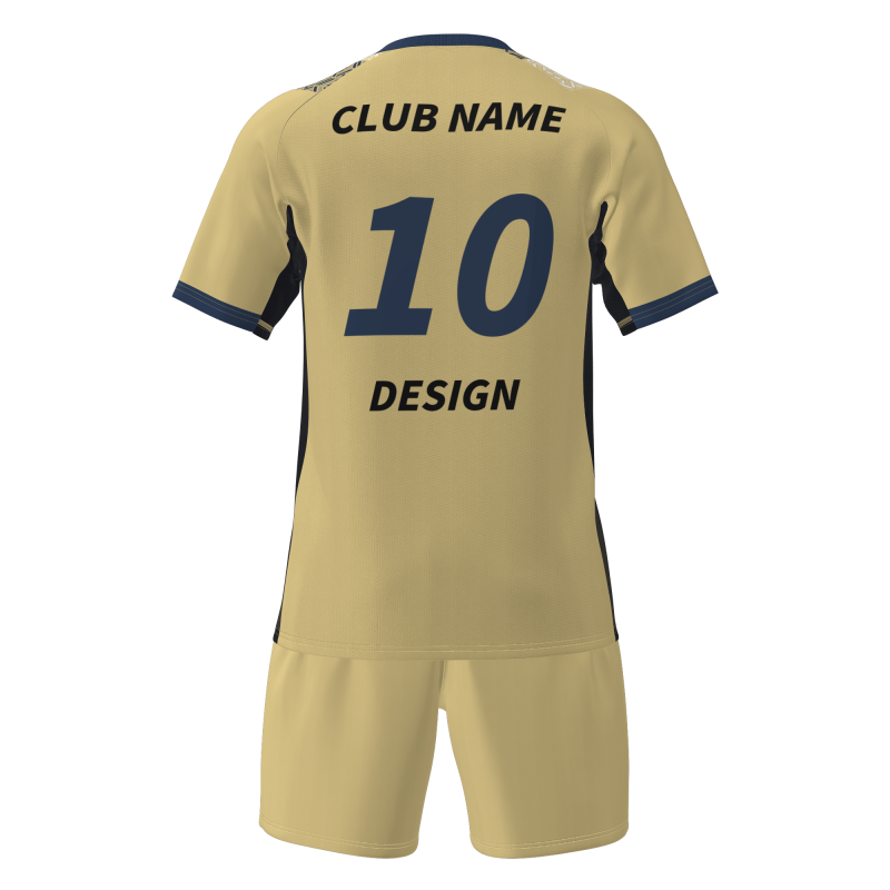 Kit de Futebol de Sublimação Personalizado de Manga Curta em Poliéster 100%