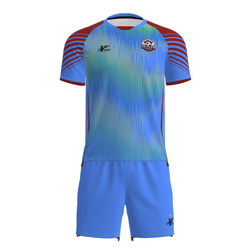 Custom Athletic Football Kit - Sublimated Short Sleeve Set
